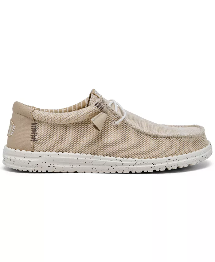 Alfani Hey Dude Men's Wally Stretch Slip-On Casual Moccasin Sneakers From Finish Line Brands