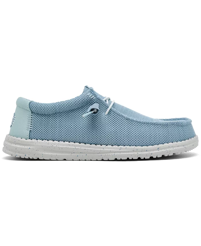Alfani Hey Dude Men's Wally Stretch Slip-On Casual Moccasin Sneakers From Finish Line Brands