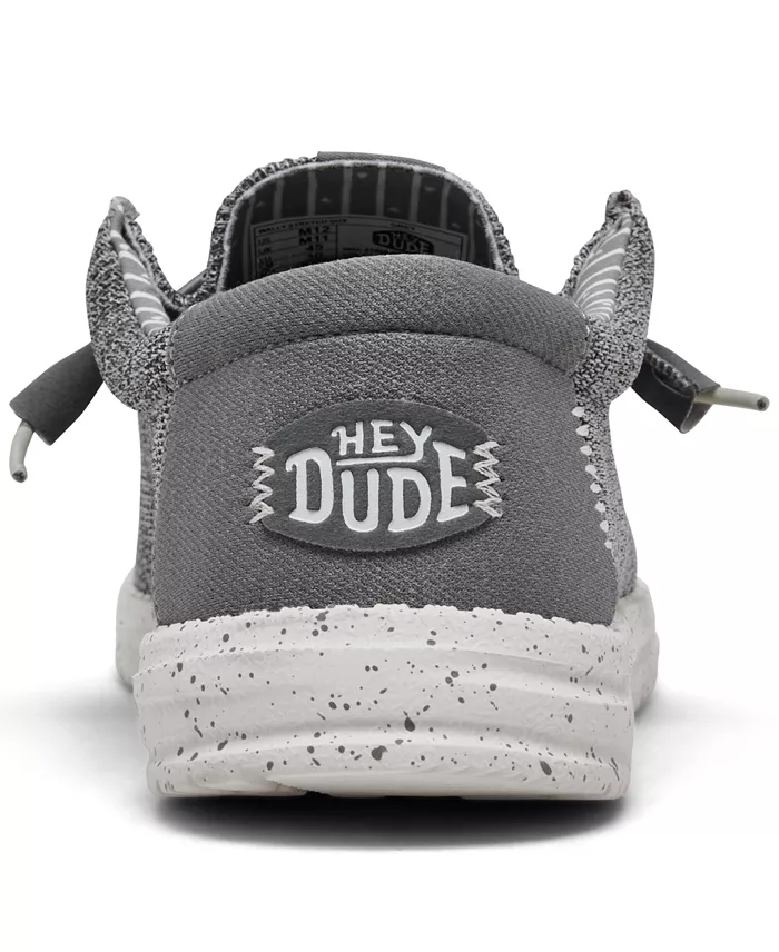 Alfani Hey Dude Men's Wally Stretch Sox Slip-On Casual Moccasin Sneakers From Finish Line Brands