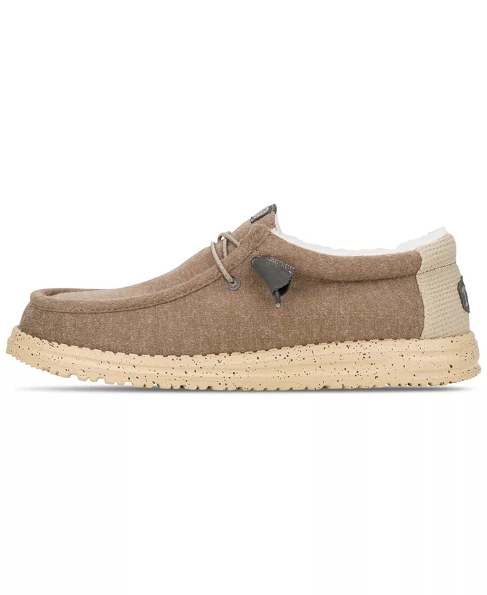 Alfani Hey Dude Men's Wally Warmth Knit Casual Moccasin Sneakers From Finish Line Brands