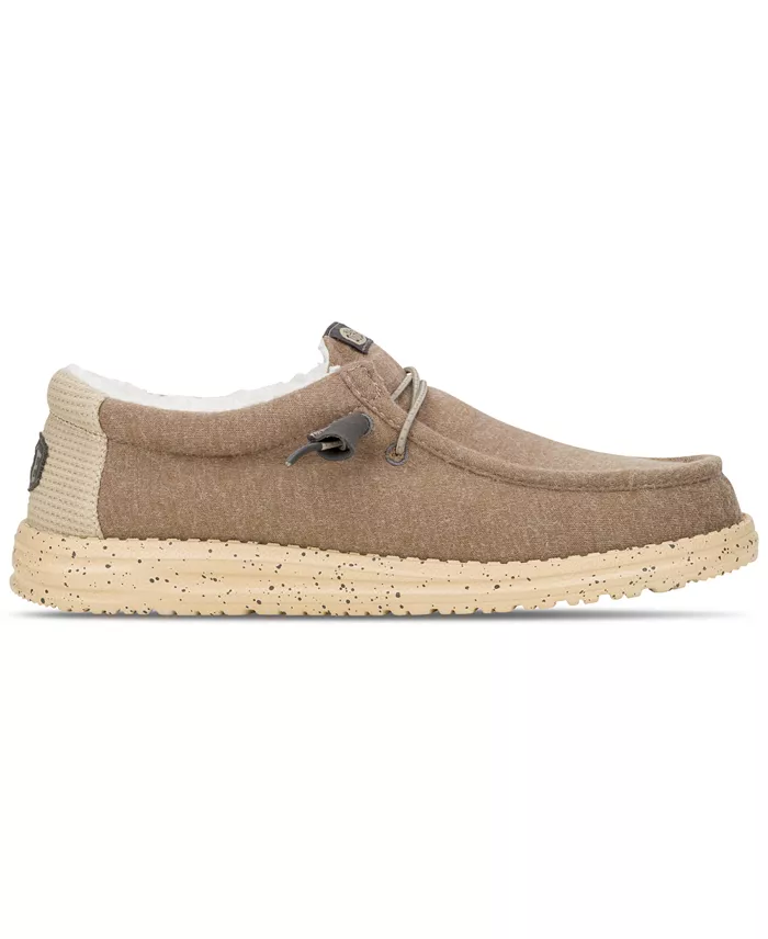Alfani Hey Dude Men's Wally Warmth Knit Casual Moccasin Sneakers From Finish Line Brands