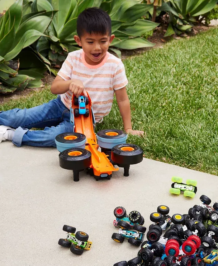 Alfani Hot Wheels Monster Trucks HW Changing Rhinomite RC In 1:12 Scale With 1:64 Scale Toy Truck All Toys