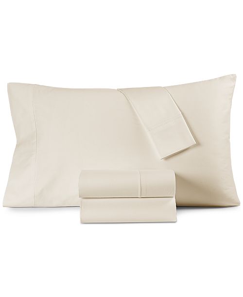 alfani Hotel Collection 525 Thread Count Egyptian Cotton 3-Pc. Sheet Set Twin Exclusively at Macy’s Bed & Bath