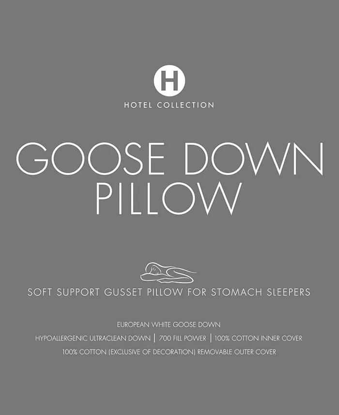Alfani Hotel Collection European White Goose Down Soft Density Pillow Standard/Queen Exclusively At Macy’s Bed & Bath