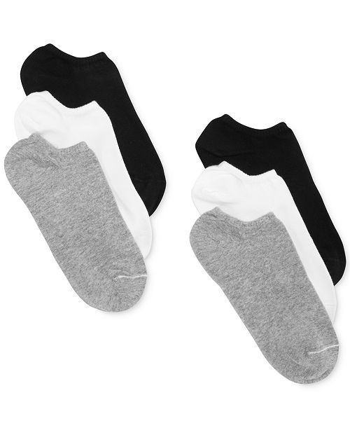 alfani Hue Women's 6 Pack Cotton No Show Socks U6421 Women's Fashion Shoes & Accessories