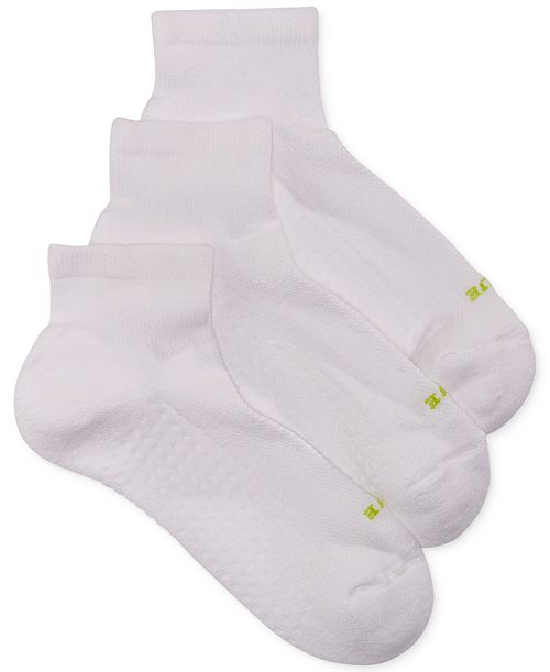 alfani Hue Women's Air Cushion Quarter Top Socks 3 Pack Women's Fashion Shoes & Accessories