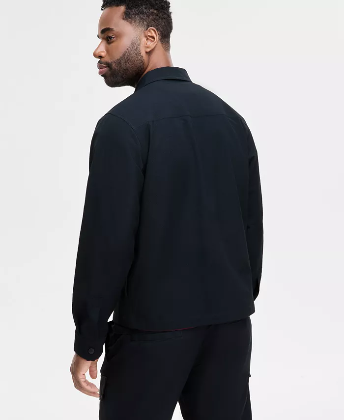 Alfani HUGO By Hugo Boss Men's Eselio Black Jacket Men's Fashion & Accessories