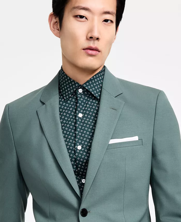 Alfani HUGO By Hugo Boss Men's Modern-Fit Wool Blend Suit Jacket Men's Fashion & Accessories