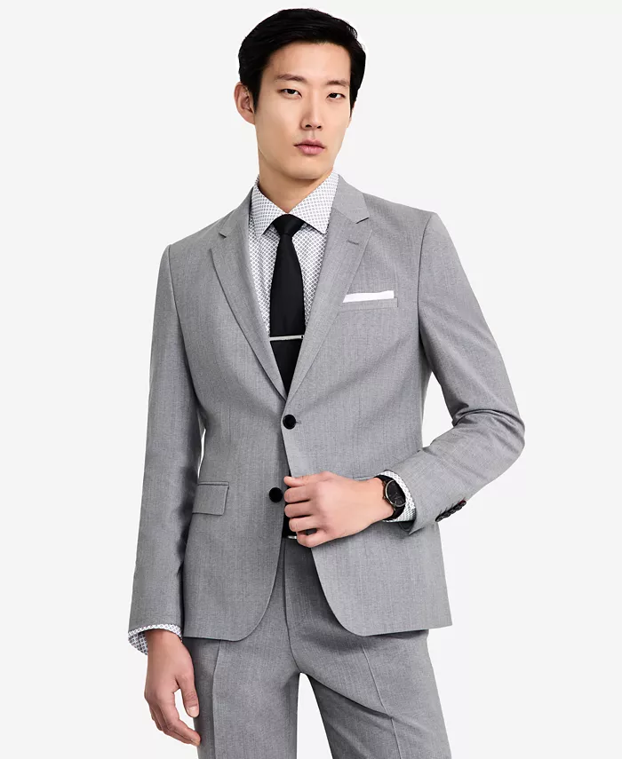 Alfani HUGO By Hugo Boss Men's Modern-Fit Wool-Blend Suit Separate Men's Fashion & Accessories