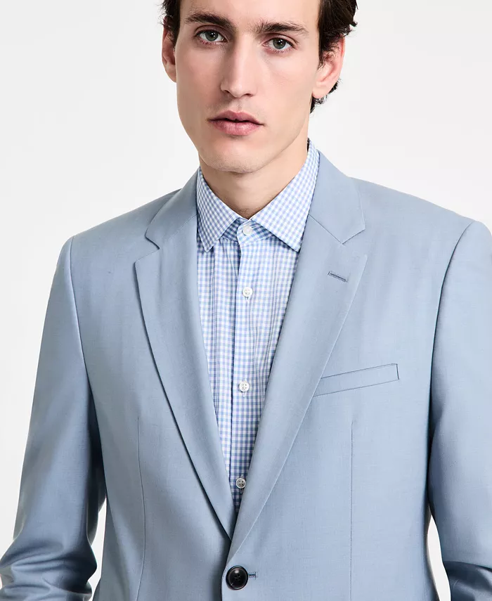 HUGO By Hugo Boss Men's Modern-Fit Wool Blend Suit Jacket Men's Fashion & Accessories