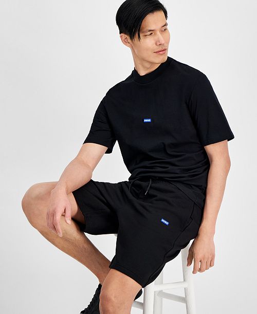 HUGO by Hugo Boss Men's Regular-Fit Logo Patch T-Shirt Men's Fashion & Accessories
