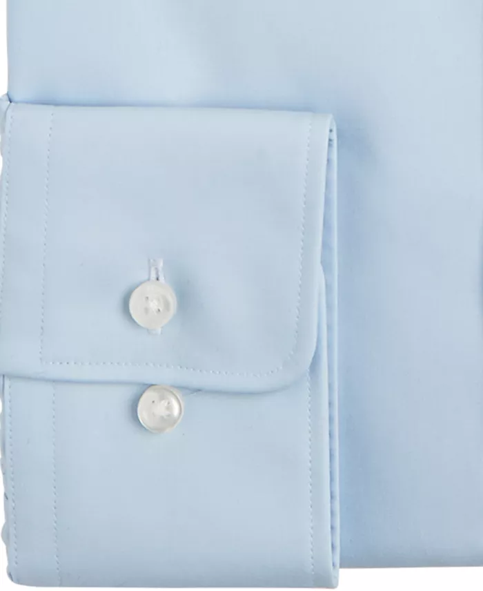 Alfani HUGO By Hugo Boss Men's Slim Fit Solid Cotton Dress Shirt Men's Fashion & Accessories