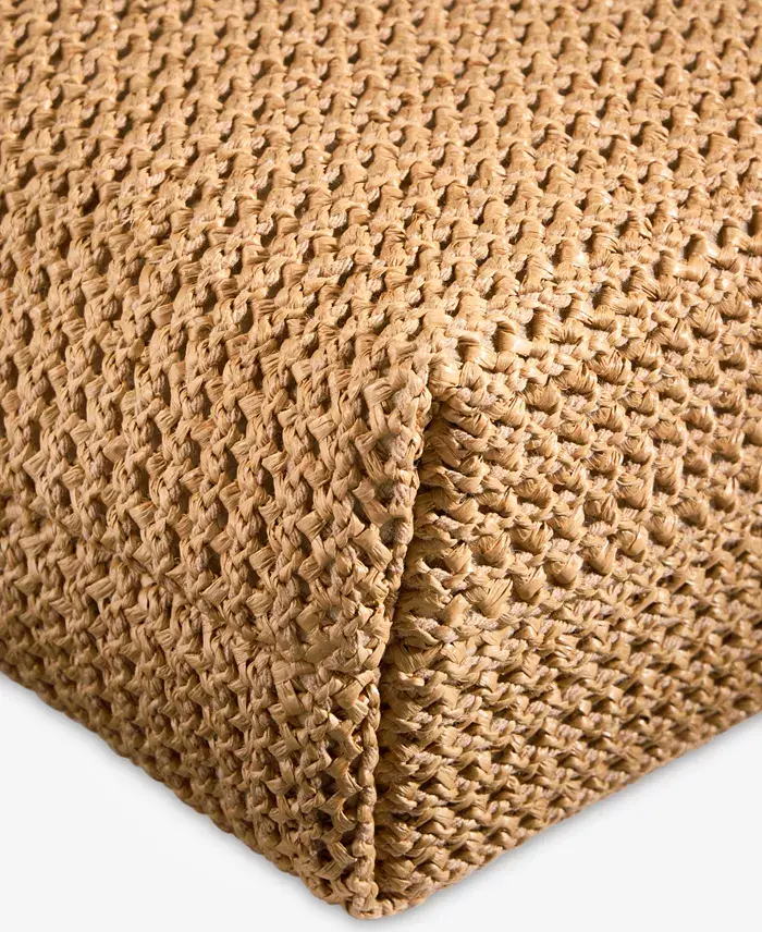 Alfani I.N.C. International Concepts Ajae Straw Overlay Shoulder Bag Exclusively At Macy's Handbags Purses & Accessories