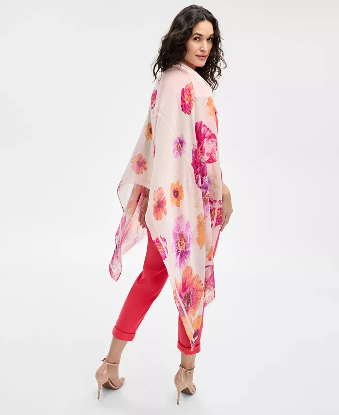 Alfani I.N.C. International Concepts Deima Blooms Printed Wrap Exclusively At Macy's Women's Fashion Shoes & Accessories