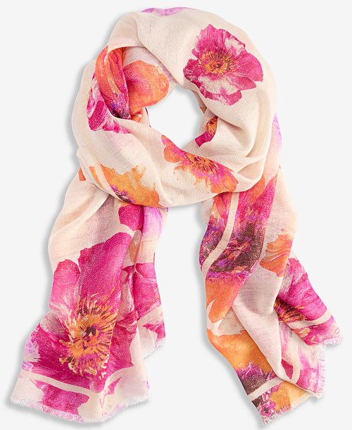 alfani I.N.C. International Concepts Deima Blooms Printed Wrap Exclusively at Macy's Women's Fashion Shoes & Accessories