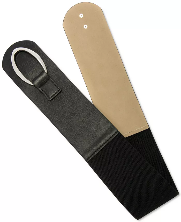 Alfani I.N.C. International Concepts Interlocking-Hook Stretch Belt Regular And Plus SizeInterlocking-Hook Stretch Belt Created For Macy's Women's Fashion Shoes & Accessories