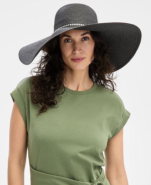 alfani I.N.C. International Concepts Oversized Embellished Floppy Hat Exclusively at Macy's Women's Fashion Shoes & Accessories