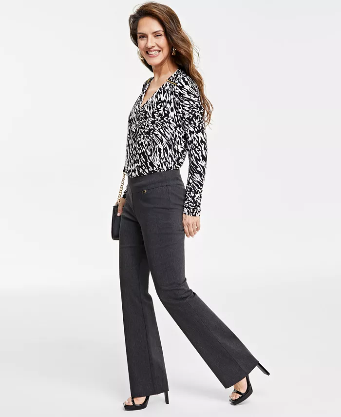 Alfani I.N.C. International Concepts Petite Mid-Rise Bootcut Pants Petite & Petite Short Created For Macy's Women's Fashion Shoes & Accessories