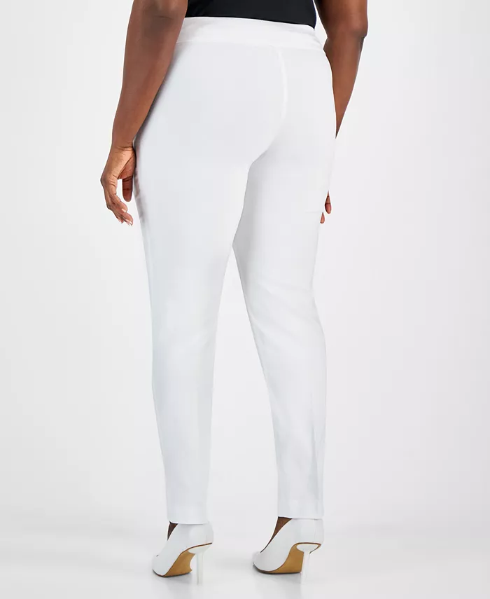 Alfani I.N.C. International Concepts Plus Size Bengaline Skinny Pants Created For Macy's Women's Fashion Shoes & Accessories