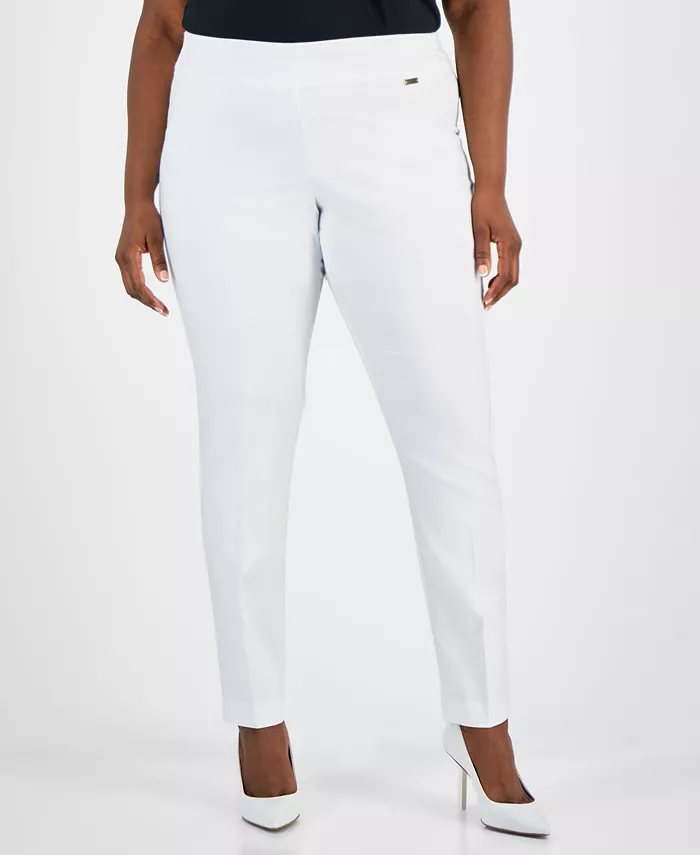 Alfani I.N.C. International Concepts Plus Size Bengaline Skinny Pants Created For Macy's Women's Fashion Shoes & Accessories