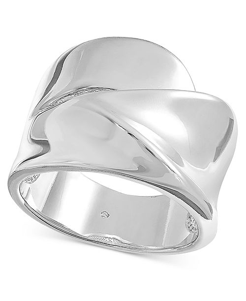 alfani I.N.C. International Concepts Silver-Tone Sculptural Molded Ring Exclusively at Macy's Jewelry & Watches
