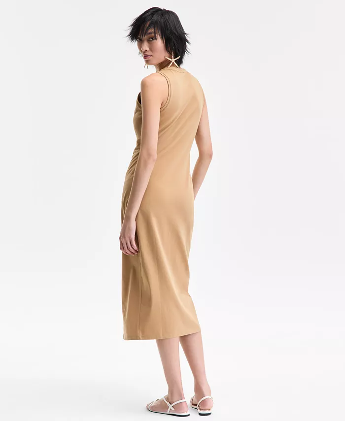 Alfani I.N.C. International Concepts Women's Faux-Wrap Midi Dress Exclusively At Macy's Women's Fashion Shoes & Accessories