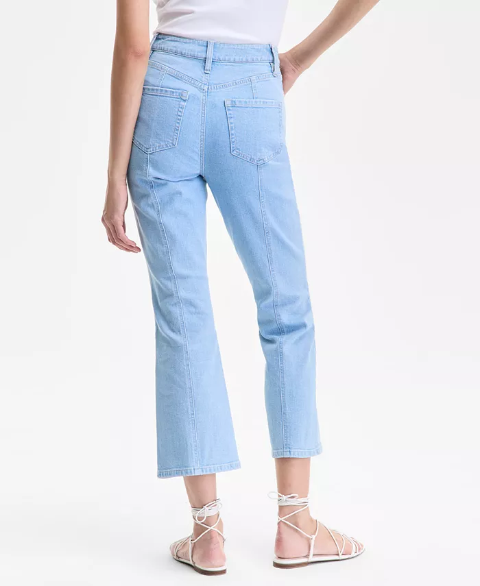 Alfani I.N.C. International Concepts Women's High-Rise Cropped Flare Jeans Exclusively At Macy's Women's Fashion Shoes & Accessories