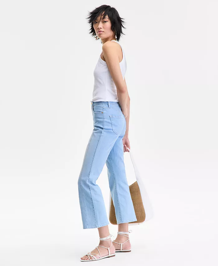Alfani I.N.C. International Concepts Women's High-Rise Cropped Flare Jeans Exclusively At Macy's Women's Fashion Shoes & Accessories