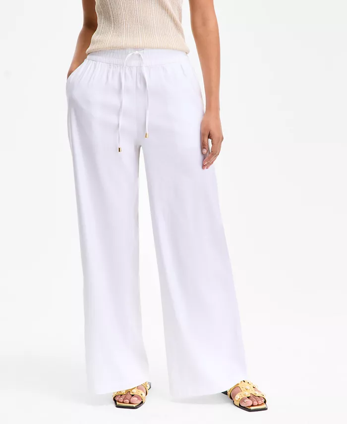 Alfani I.N.C. International Concepts Women's High Rise Wide-Leg Pants Exclusively At Macy's Women's Fashion Shoes & Accessories
