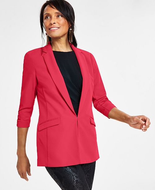 alfani I.N.C. International Concepts Women's Menswear Blazer Created for Macy's Women's Fashion Shoes & Accessories