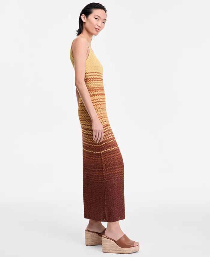 Alfani I.N.C. International Concepts Women's Ombré Sleeveless Sweater Dress Exclusively At Macy's Women's Fashion Shoes & Accessories