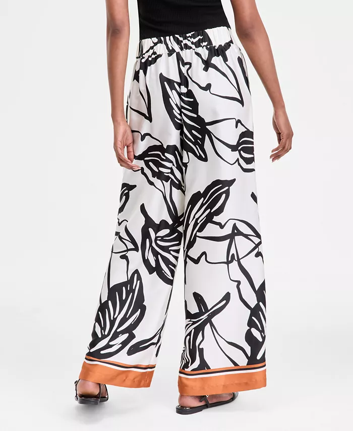 Alfani I.N.C. International Concepts Women's Printed Wide-Leg Pants Exclusively At Macy's Women's Fashion Shoes & Accessories