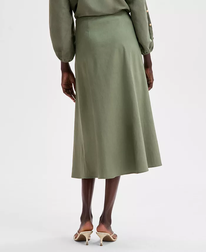 Alfani I.N.C. International Concepts Women's Side Button Skirt Exclusively At Macy's Women's Fashion Shoes & Accessories