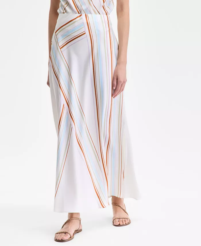 Alfani I.N.C. International Concepts Women's Striped Maxi Skirt Exclusively At Macy's Women's Fashion Shoes & Accessories