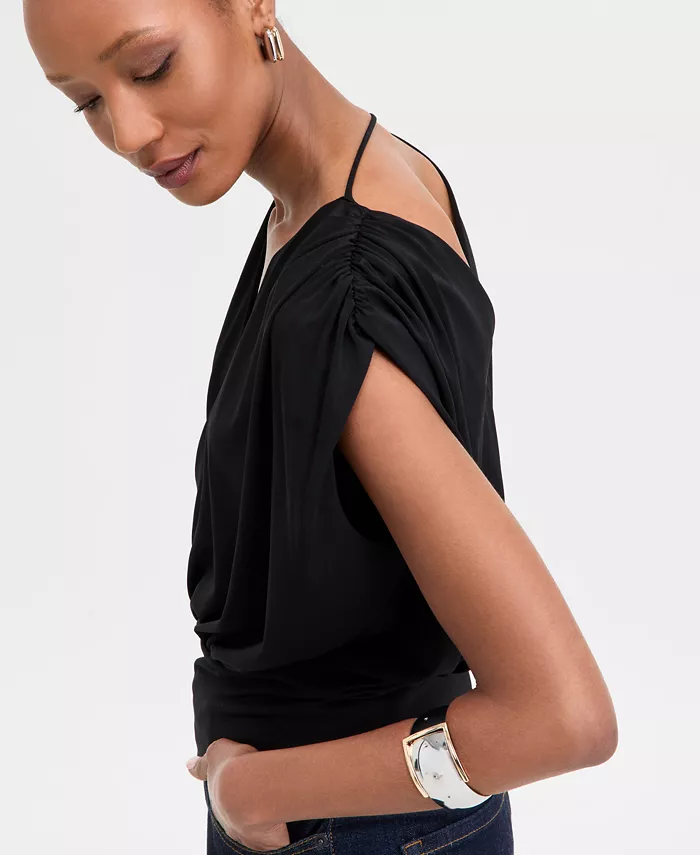 Alfani I.N.C. International Concepts Women's Surplice V-Neck Top Exclusively At Macy's Women's Fashion Shoes & Accessories