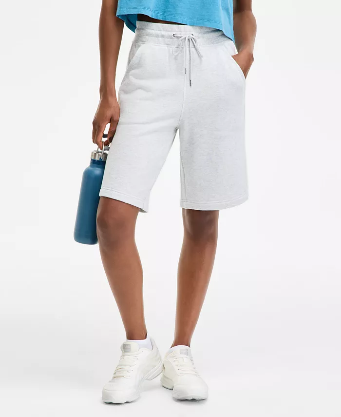 Alfani ID Ideology Women's Cotton-Blend Pull-On Bermuda Shorts Exclusively At Macy's Women's Fashion Shoes & Accessories