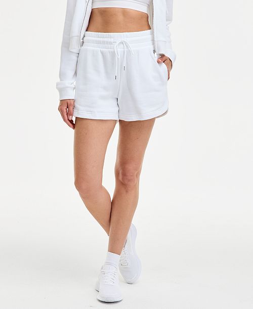 alfani ID Ideology Women's Drawstring-Waist Dolphin-Hem Shorts Exclusively at Macy's Women's Fashion Shoes & Accessories