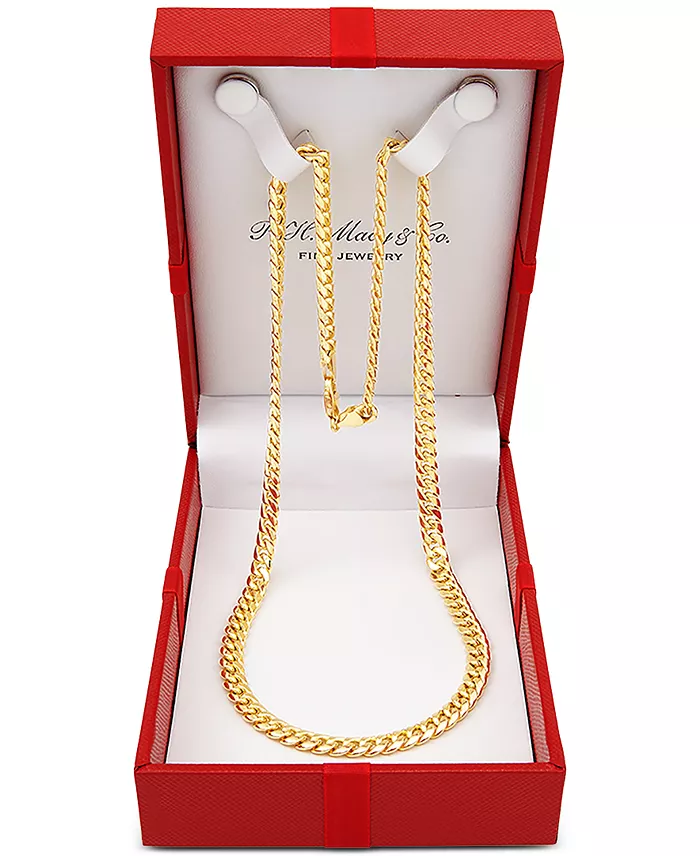 Alfani Italian Gold Miami Cuban Link 22" Chain Necklace (6mm) In 10k Gold Jewelry & Watches