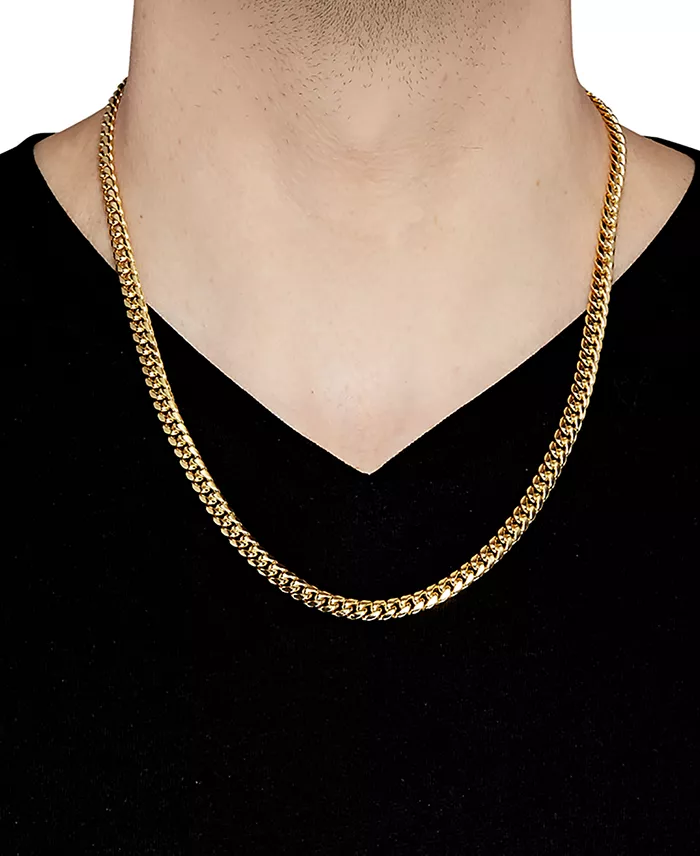 Alfani Italian Gold Miami Cuban Link 22" Chain Necklace (6mm) In 10k Gold Jewelry & Watches