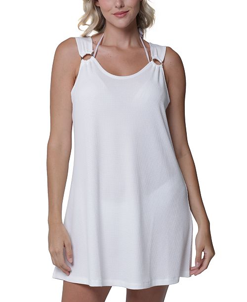 alfani J Valdi Women's Ring Tank Cover-Up Dress Women's Fashion Shoes & Accessories