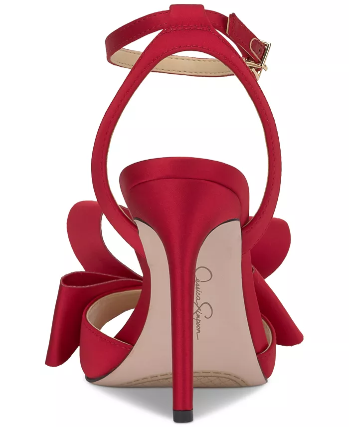 Alfani Jessica Simpson Olivine Bow High-Heel Stiletto Dress Sandals Women's Fashion Shoes & Accessories