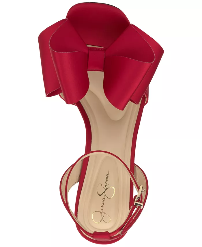 Alfani Jessica Simpson Olivine Bow High-Heel Stiletto Dress Sandals Women's Fashion Shoes & Accessories