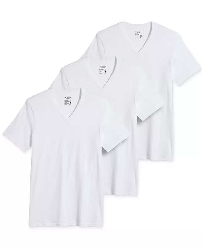 Alfani Jockey Men's 3-Pack Classic V-Neck Undershirts Men's Fashion & Accessories