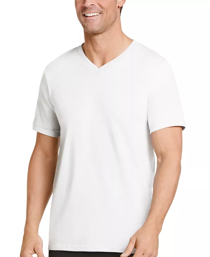 Alfani Jockey Men's 3-Pack Classic V-Neck Undershirts Men's Fashion & Accessories