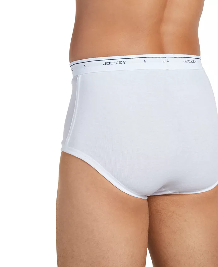 Alfani Jockey Men's 4-Pack Cotton Full Rise Briefs +1 Bonus Pair Men's Fashion & Accessories