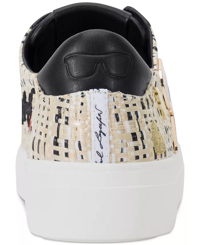 Alfani KARL LAGERFELD PARIS Cate Pins Lace-Up Platform Sneakers Women's Fashion Shoes & Accessories