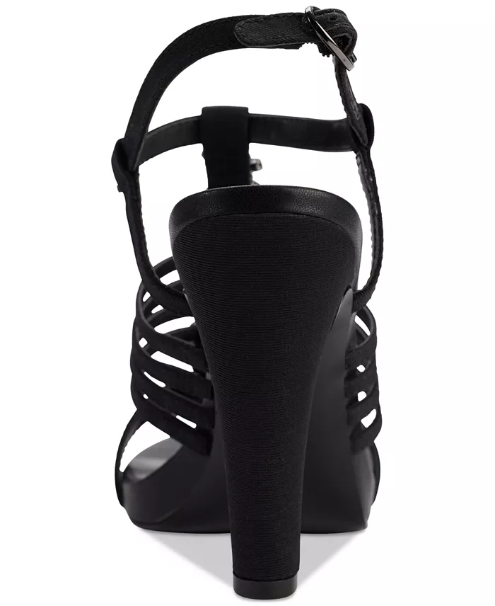 Alfani KARL LAGERFELD PARIS Cicely Strappy Embellished Dress Sandals Women's Fashion Shoes & Accessories