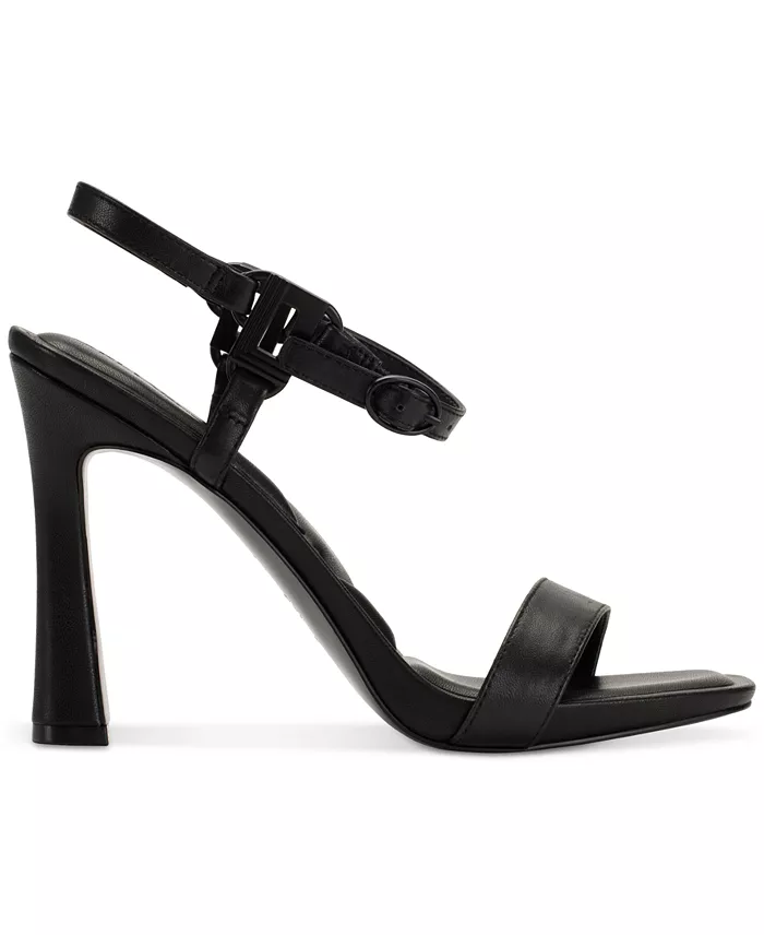 Alfani KARL LAGERFELD PARIS Cybil High-Heel Square-Toe Sandals Women's Fashion Shoes & Accessories