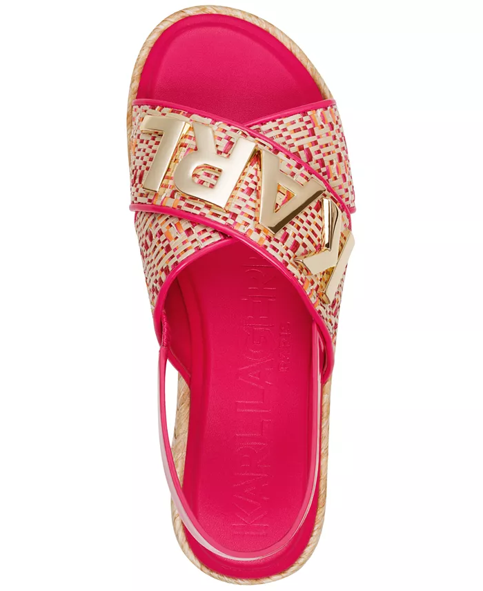Alfani KARL LAGERFELD PARIS Women's Charla Slingback Sandals Women's Fashion Shoes & Accessories
