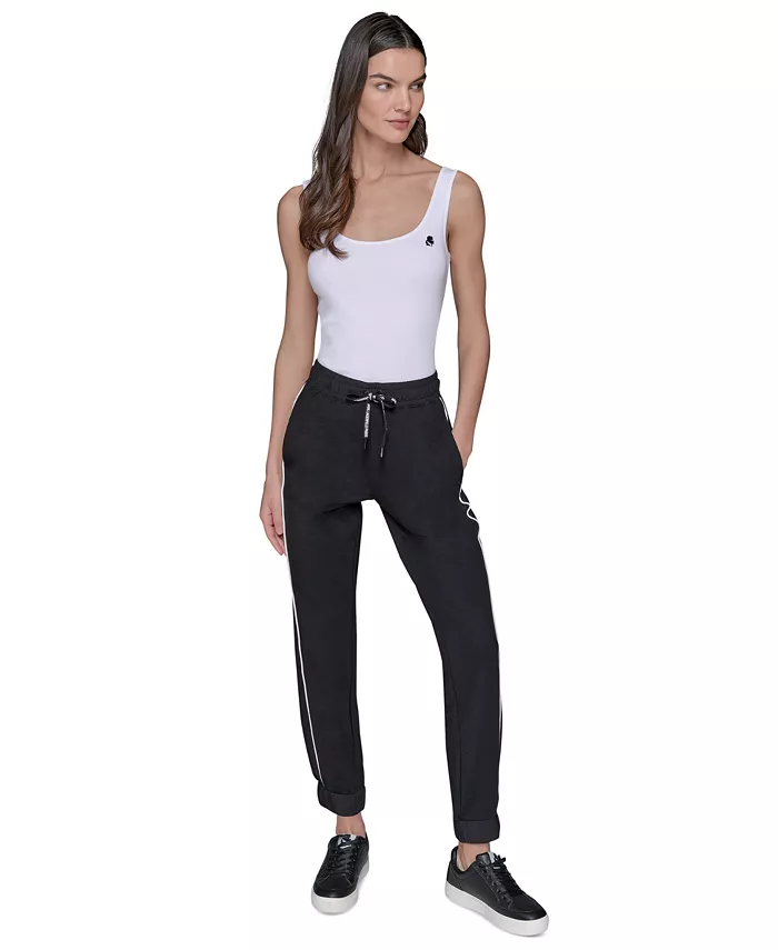 Alfani KARL LAGERFELD PARIS Women's Colorblocked Jogger Pants Women's Fashion Shoes & Accessories
